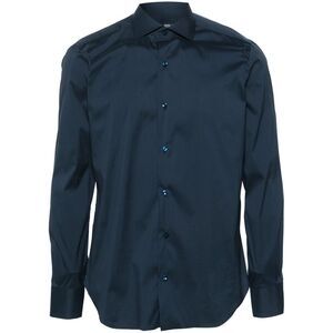 Barba Napoli Blue Shirts Men